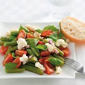 Gemengde salade met mozzarella recept