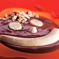 Banaan-chocoladetoetje recept