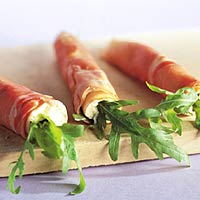 Hamrolletjes met roomkaas recept