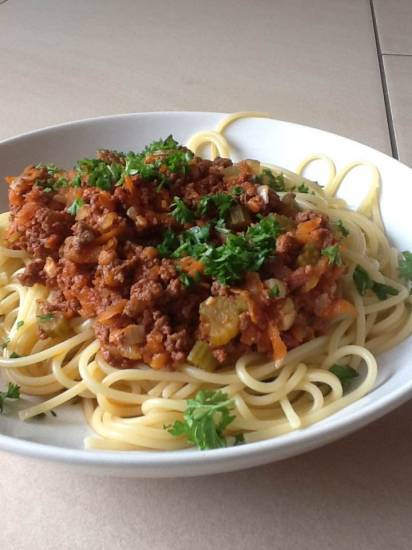 Spaghetti bolognese recept