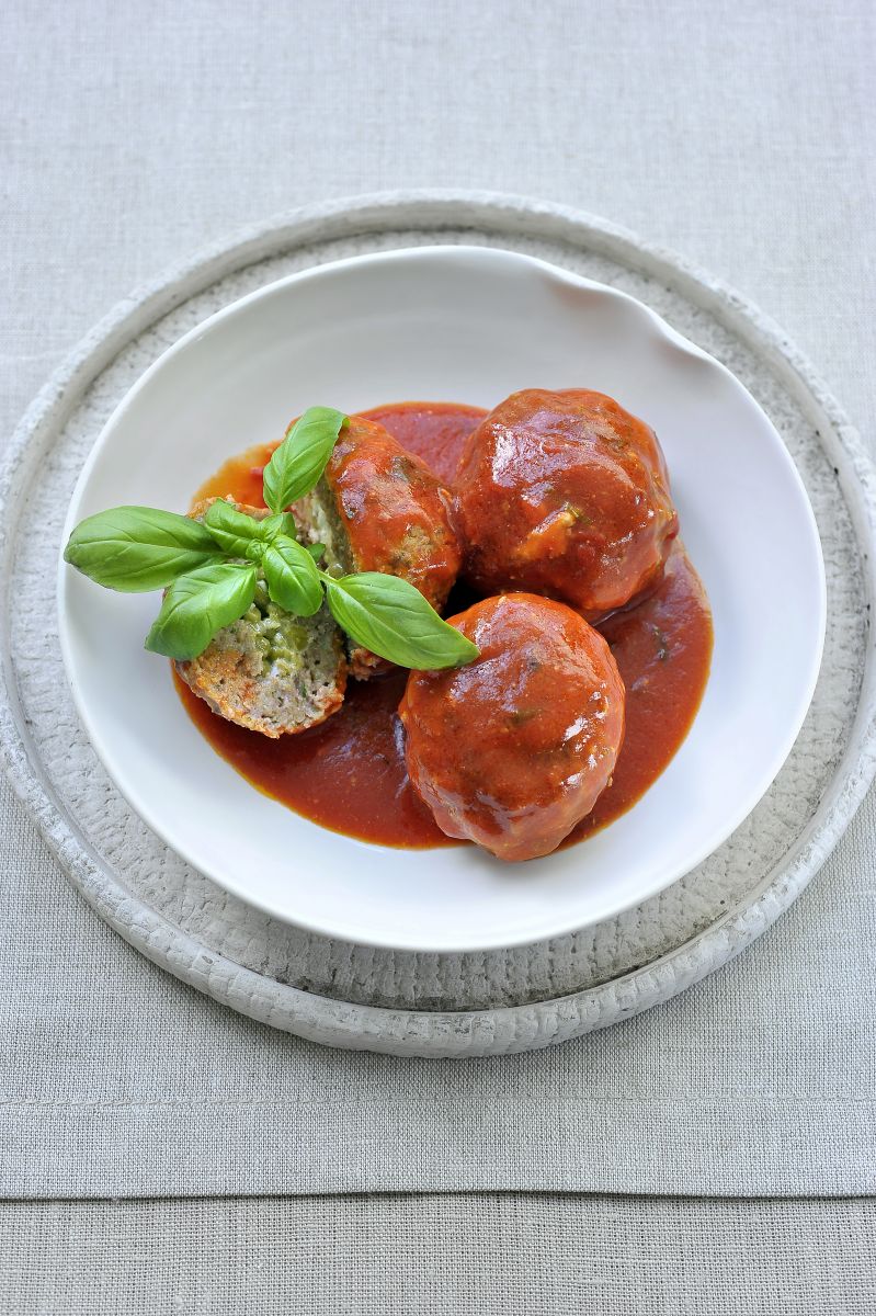 Recept 'peppe's polpette of balletjes in tomatensaus'