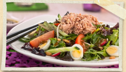 Frisse tonijn salade recept