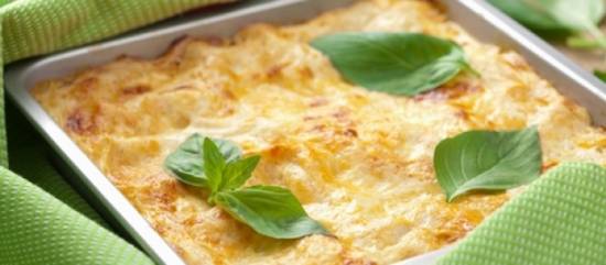 Lasagne met boontjes, mozzarella en tonijn recept