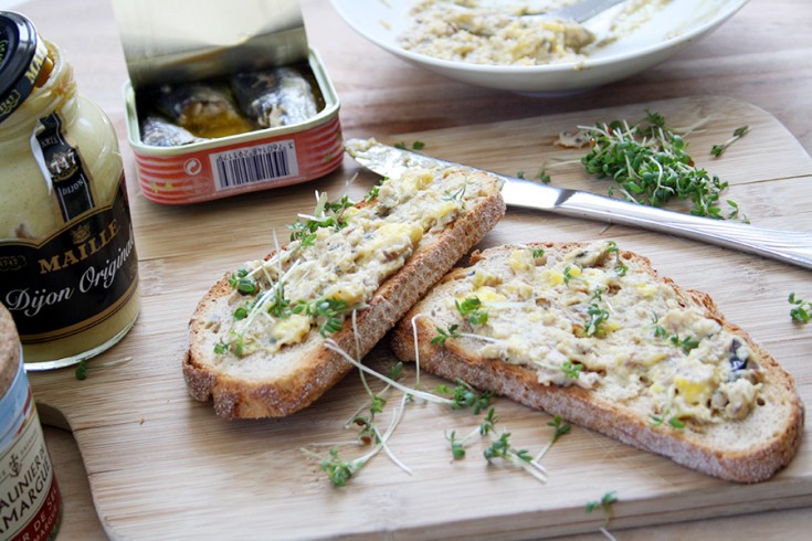 Een écht franse spread met sardines