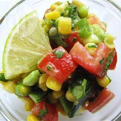 Mexicaanse salade met limoendressing recept
