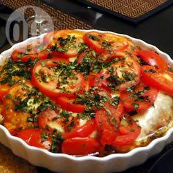 Kip met balsamico en mozzarella recept