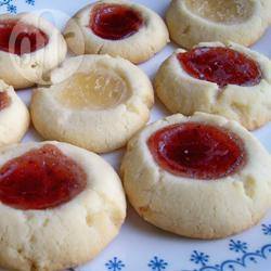 Jamkoekjes (koekjes gevuld met jam) recept