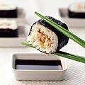 Sushi met gerookte kip recept