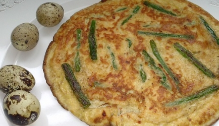 Asperge omelet recept