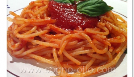 Spaghetti pomodoro e basilico het traditionele recept