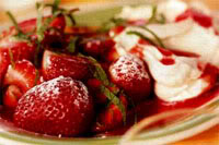 Aardbeien met limoenmascarpone recept