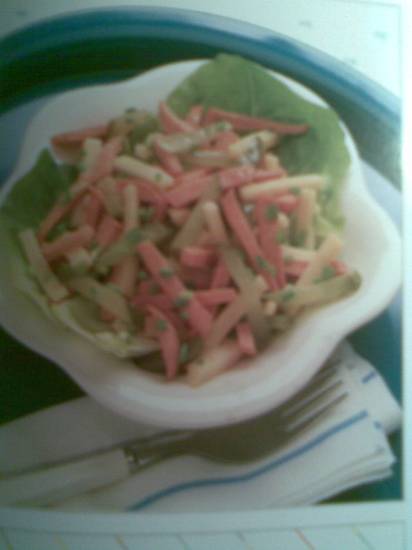 Worst-kaas-salade recept
