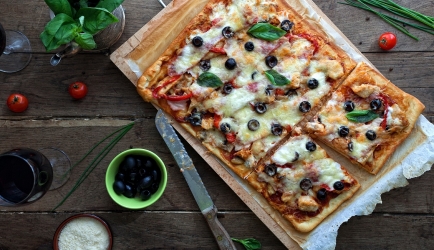 Plaatpizza; voor elk wat wils recept