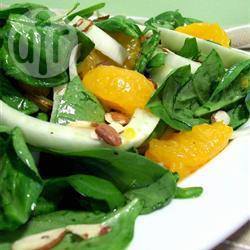 Salade met venkel en bloedsinaasappel recept