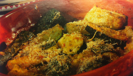 Gegratineerde courgettes met pesto recept