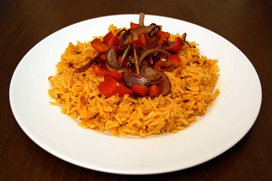 Mexicaanse rijst (rode rijst) recept