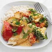 Tilapia met broccoli en rijst recept