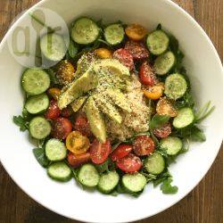 Quinoa salade met rucola recept