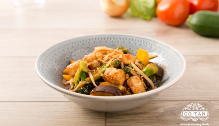 Vegetarische wok met sweet en sour recept