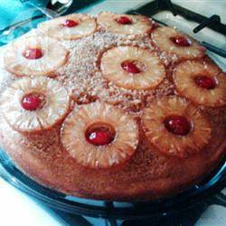 Omgekeerde ananastaart (pineapple upside down cake) recept ...
