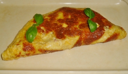 Kip omelet met ham en kaas recept