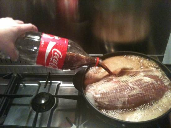 Ham in coca cola recept