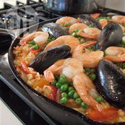 Traditionele paella recept