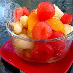Sappige fruitsalade recept