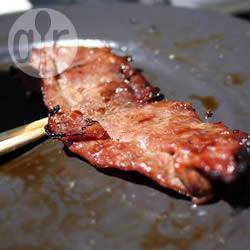 Thais rundvlees van de barbecue recept