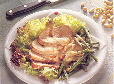 Zomerse salade van varkenshaas recept