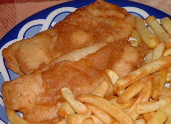 Fisch and chips recept
