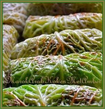 Gevulde groenekoolrolletjes op marokkaanse wijze recept ...