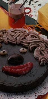 Zwarte piet taart met chocolade en kersen recept