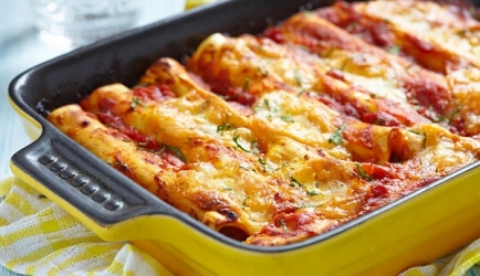 Cannelloni met ricotta en spinazie/zalm recept