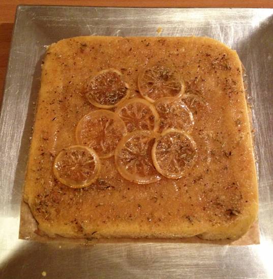 Sinaasappel, griesmeel cake met venkel/rozemarijnsiroop recept ...