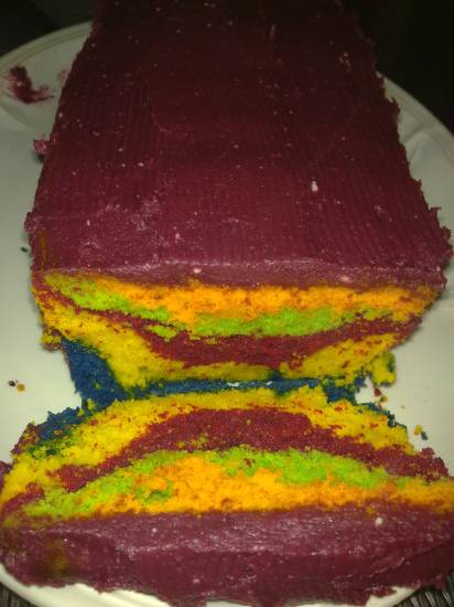 Regenboog cake recept