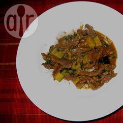 Pittige curry met rundvlees recept