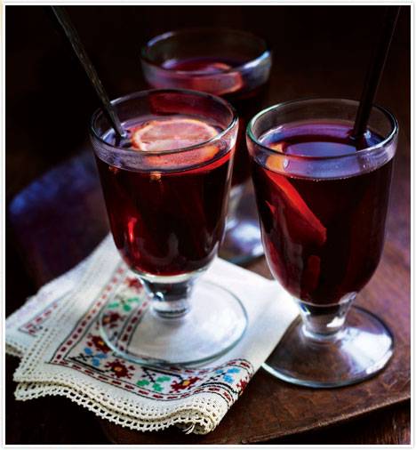 Bisschopswijn met kersen en cranberry recept