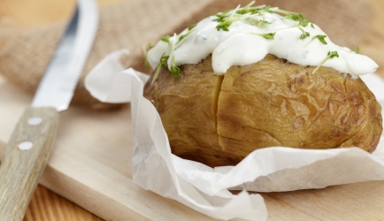 Simpele gepofte aardappels recept