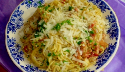 Spaghetti carbonara variatie recept
