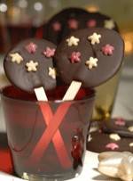 Chocolade kerst lolly's recept