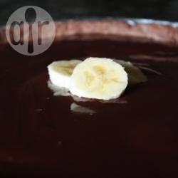 Chocoladetaart met banaan recept