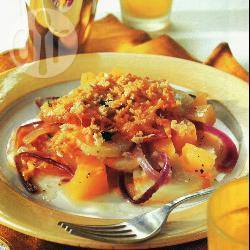 Aardappel-pompoengratin recept