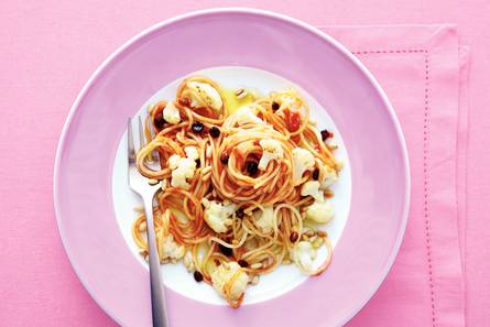 Siciliaanse bloemkoolspaghetti