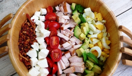 Salade “alles op een rij” recept