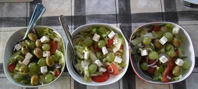 Moussaka met salade recept