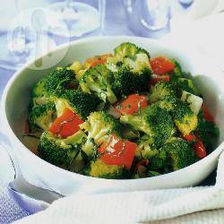 Gesauteerde groenten met basilicum recept