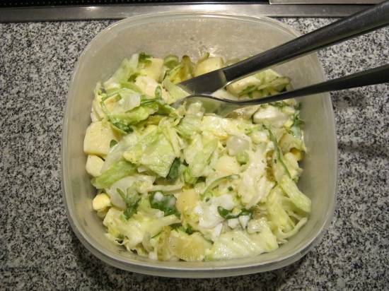 Zomerse maaltijd salade met asperges recept