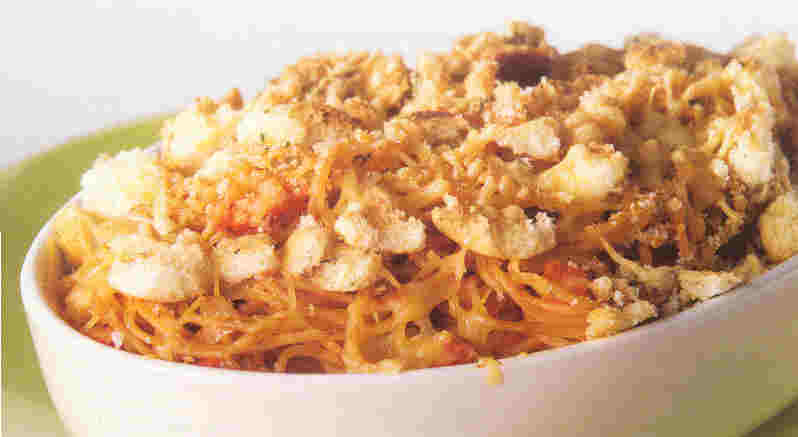 Gegratineerde spaghetti recept