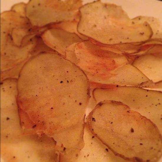 Zelfgemaakte chips uit de oven recept